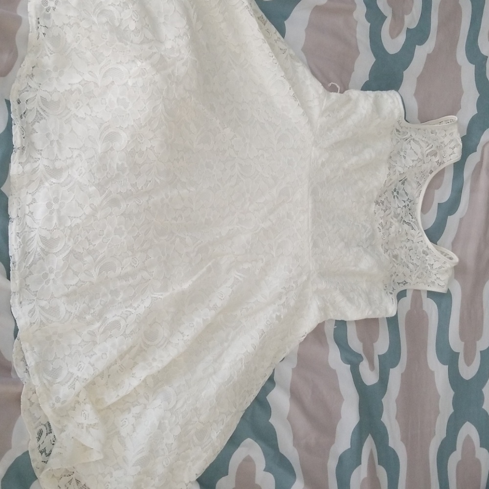 Lace bridesmaid dress